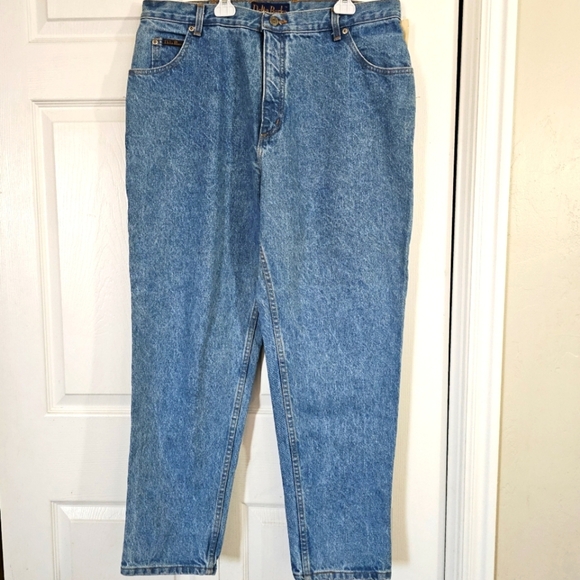 New‎ Delta Burke Denim Jeans 18W Petite Vintage Deadstock Plus Blue Relaxed 90s - Picture 1 of 10